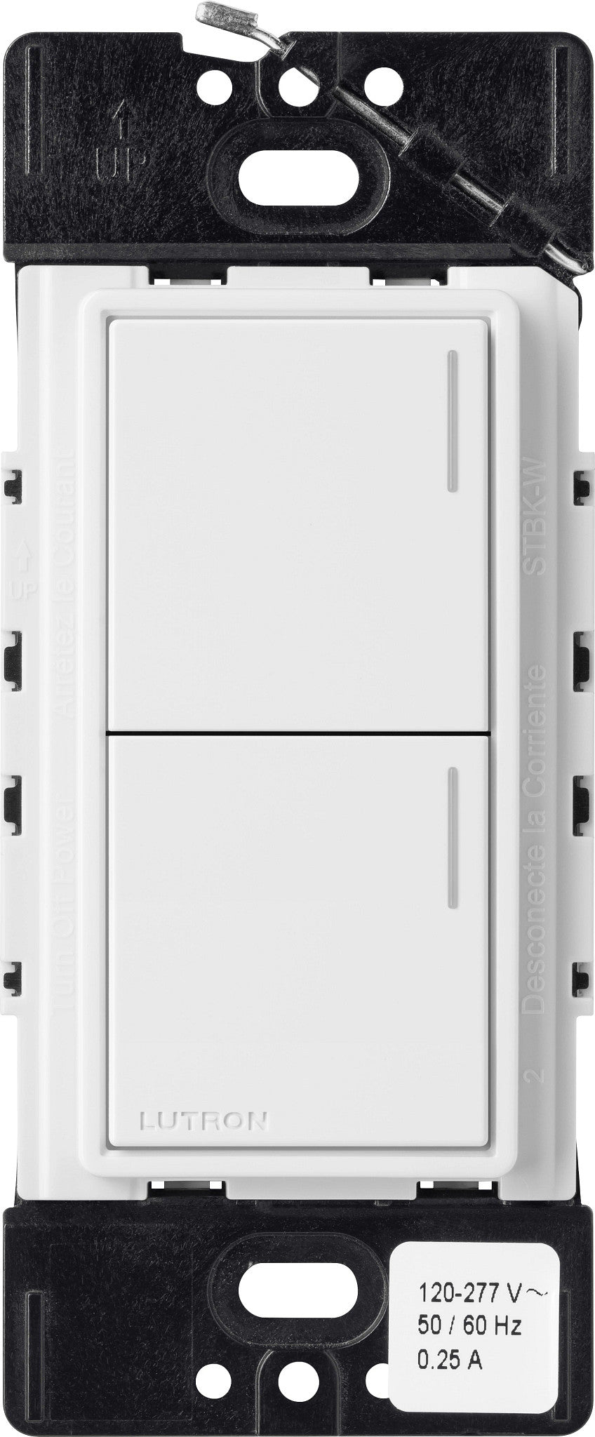 Lutron RadioRA 3 Sunnata RF Hybrid 2-Button Keypad