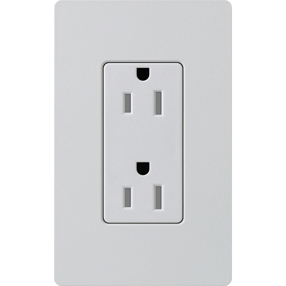 Lutron Claro Tamper-Resistant Duplex Receptacle, 15 Amp