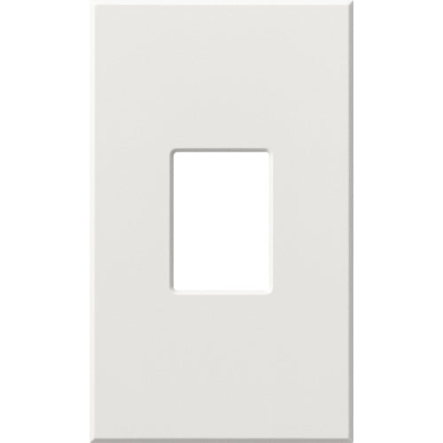 Single-gang VWP Series WallPlate for Vareo, Nova T and GRAFIK Eye Wallstation, One-gang for 1 dimmer or switch in ivory