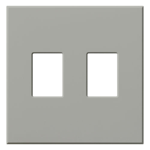 Single-gang VWP Series WallPlate for Vareo, Nova T and GRAFIK Eye Wallstation, Two-gang for 2 dimmers or switches