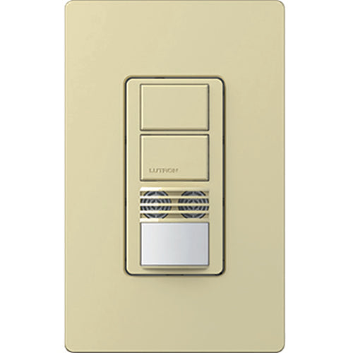 TAA Maestro Dual Technology (Dual Tech), dual-circuit occupancy sensor switch, applies exclusive XCT Technology for minor and fine motion detection.  Meets Title 24 requirements for multi-level lighting