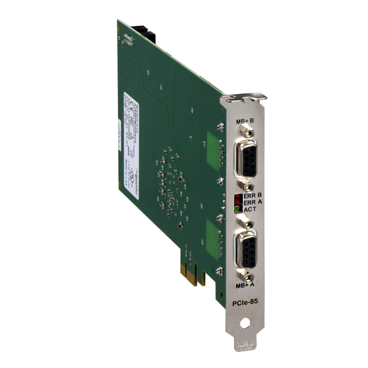 Modbus Plus - type III - dual port PCIe card