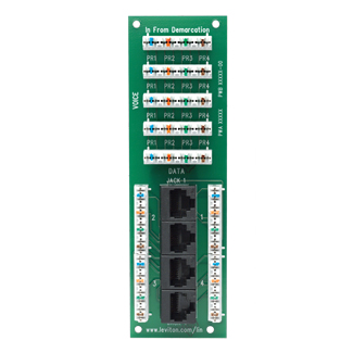 1x4 Combo Phone and Data Board