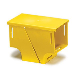 4x4 Vertical Tee with Cover, Yellow