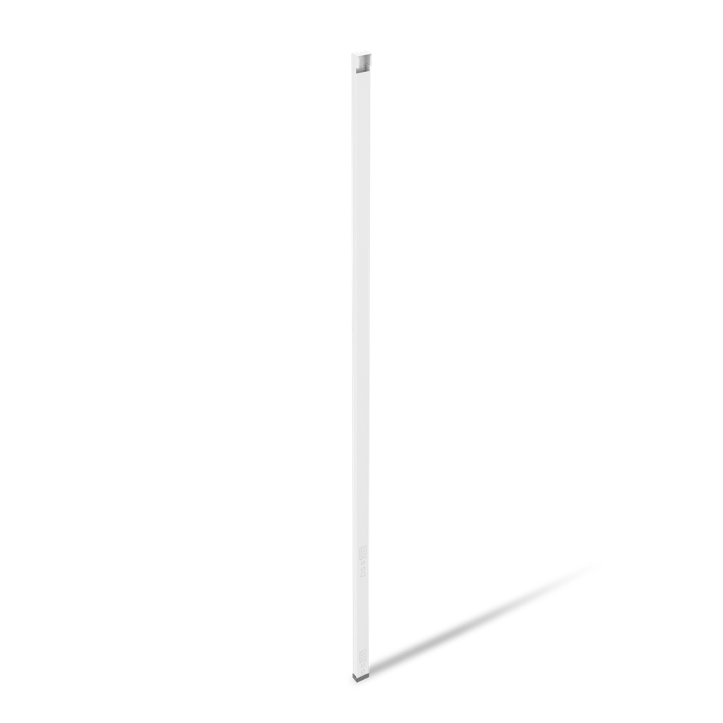 30TC-212WH - 30TC Series Blank Steel Pole (White)