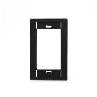 Single-Gang MOS Wallplate, Black