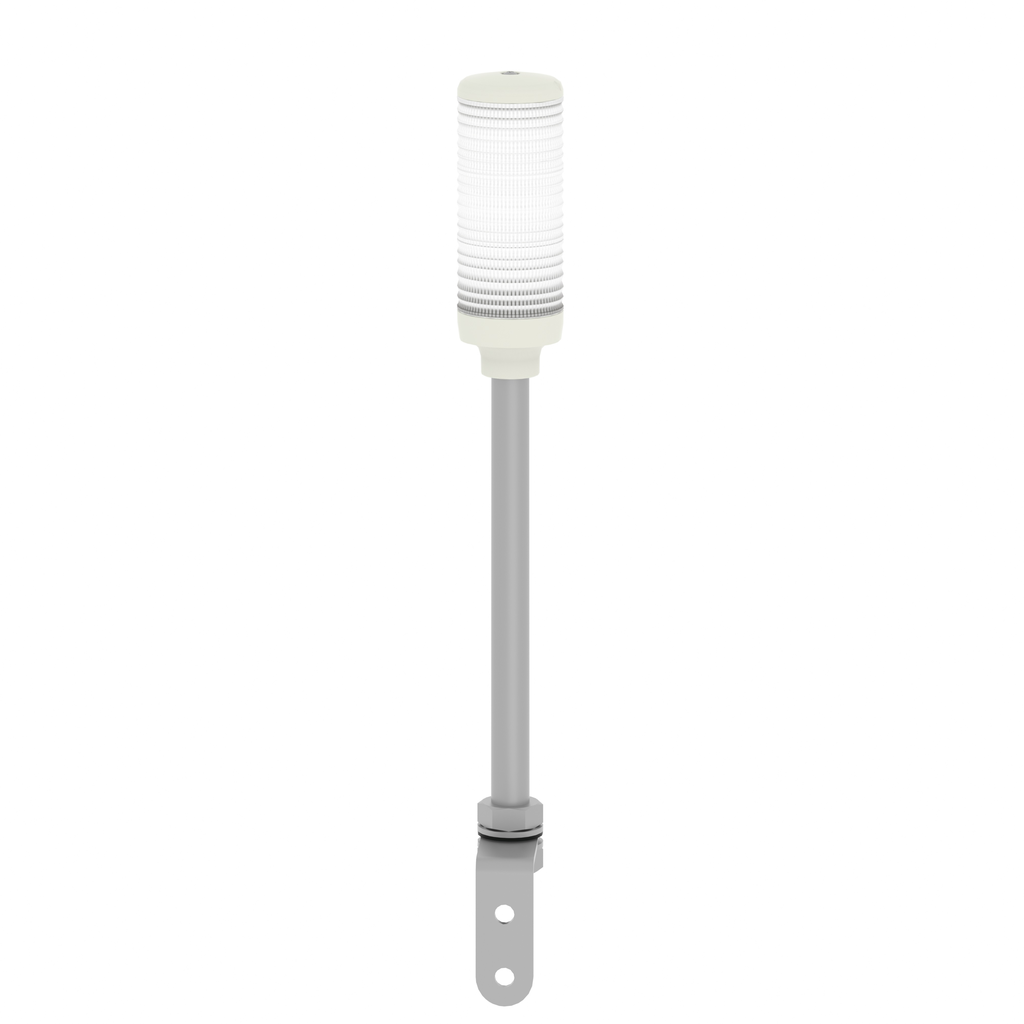 Monolithic precabled tower light, Harmony XVC, plastic, red orange green, 60mm, tube mounting, steady, IP23, 24V AC DC