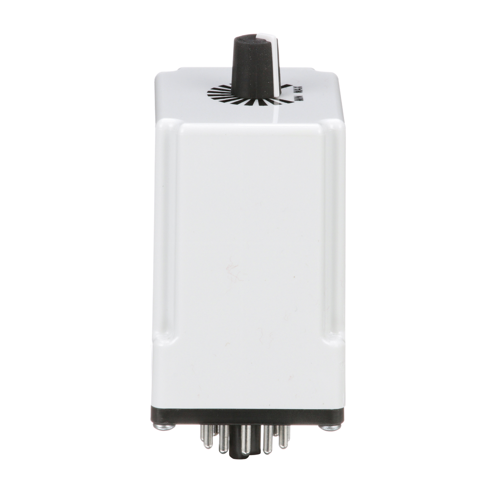 Timing Relay, Type JCK, plug In, off delay, adjustable time, 1.8 to 180 seconds, 10A, 240 VAC, 120 VAC/110 VDC