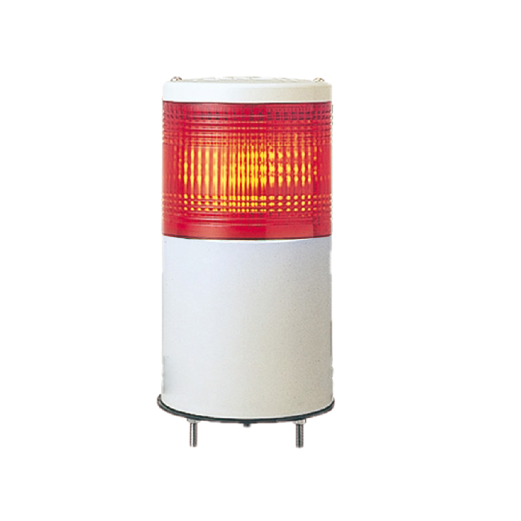 Monolithic precabled tower light, Harmony XVC, plastic, red, 40mm, base mounting, steady, IP54, 24V AC DC