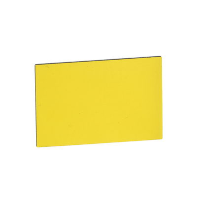 Unmarked legend 18x27mm for legend holder 30x50mm, Harmony XB4, 1 white side, 1 yellow side