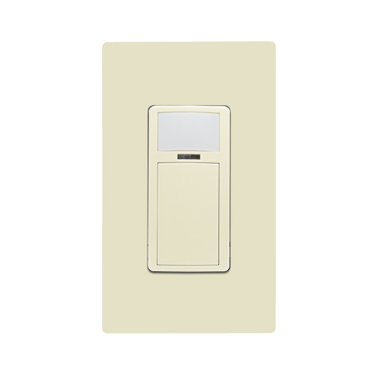 Smart Sensor, PIR, Wallbox Occupancy Sensor/Vacancy Sensor, App configurable, 120-277VAC, Commercial Grade, Ivory