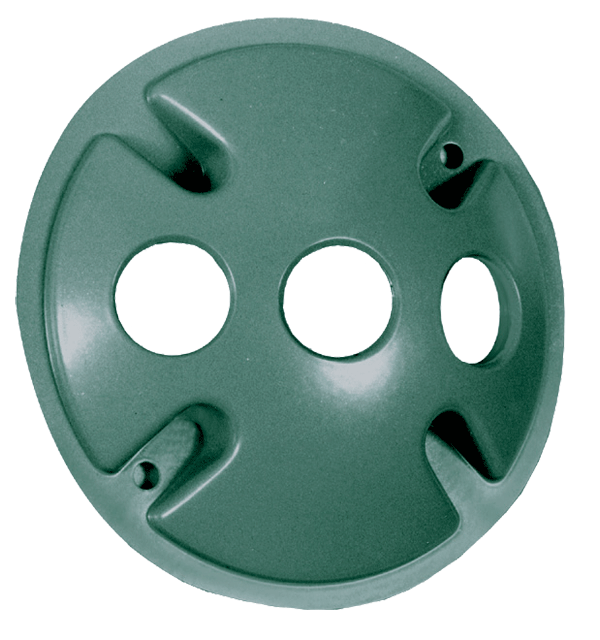 Outdoor accessory, Weatherproof Cover Round 3 Holes Verde Green