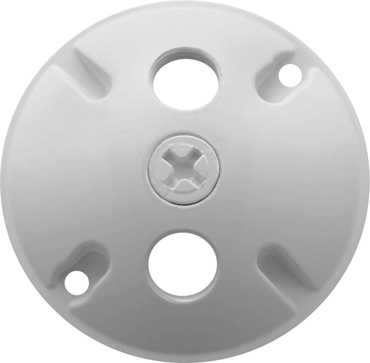 Outdoor accessory, Weatherproof Cover Round 3 Holes, white