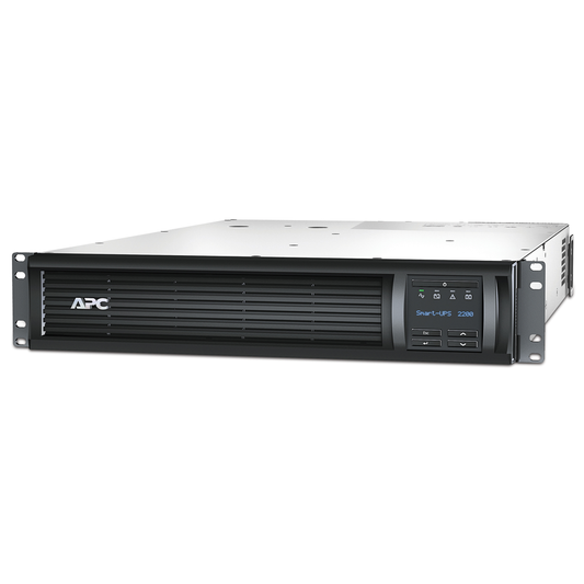 APC Smart-UPS, Line Interactive, 2200VA, Rackmount 2U, 120V, 6x NEMA 5-15R+2x NEMA 5-20R outlets, Network Card, AVR, LCD