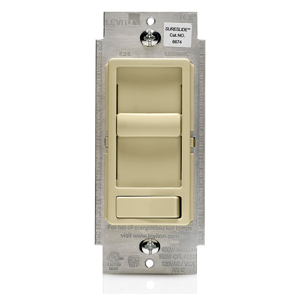 SureSlide Dimmer Switch for Dimmable LED, Halogen and Incandescent Bulbs