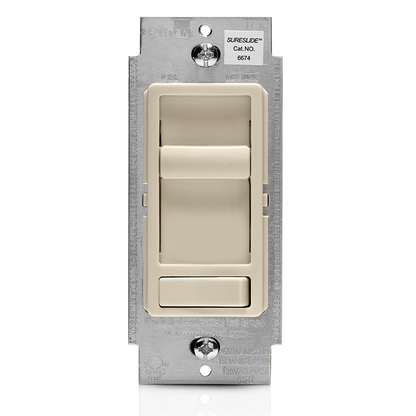 SureSlide Dimmer Switch for Dimmable LED, Halogen and Incandescent Bulbs