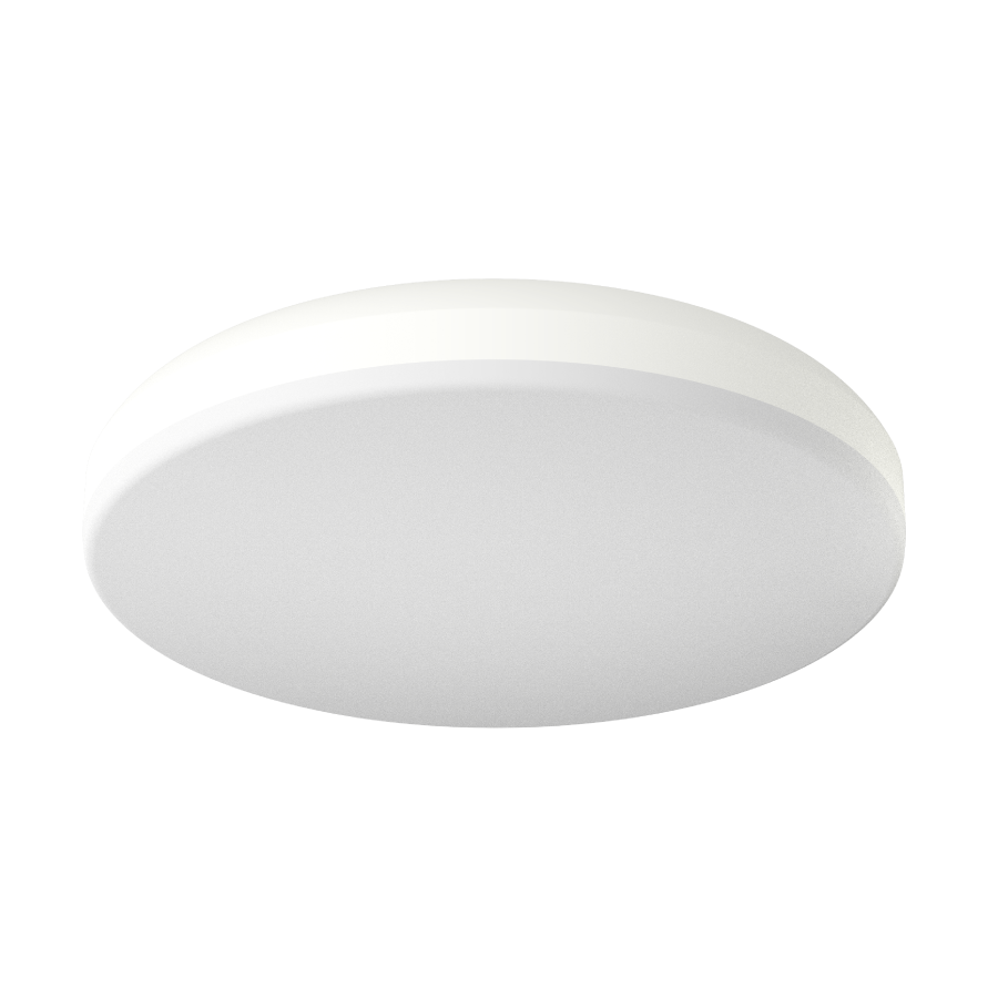 Surface & Flush Mounts, 1500 lumens, CRVFAS, surface mount, smooth, 14 Inch round, 20W, 90CRI selectable 2700/3000/3500/4000/5000K, 120V, white