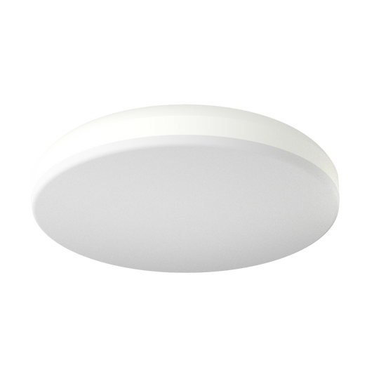 Surface & Flush Mounts, 1500 lumens, CRVFAS, surface mount, smooth, 14 Inch round, 20W, 90CRI selectable 2700/3000/3500/4000/5000K, 120V, white