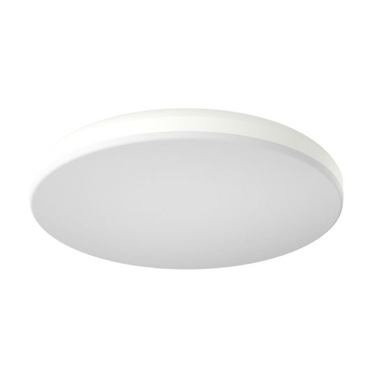 Surface & Flush Mounts, 2450 lumens, CRVFAS, surface mount, smooth, 19 Inch round, 32W, 90CRI selectable 2700/3000/3500/4000/5000K, 120V, white