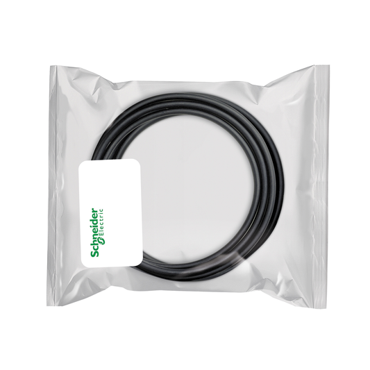 TM7 daisy chain bus cable - angled - M12B male-female - 10m