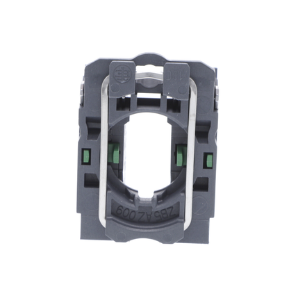 Single contact block with body fixing collar, Harmony XB5, plastic, screw clamp terminal, 2NO