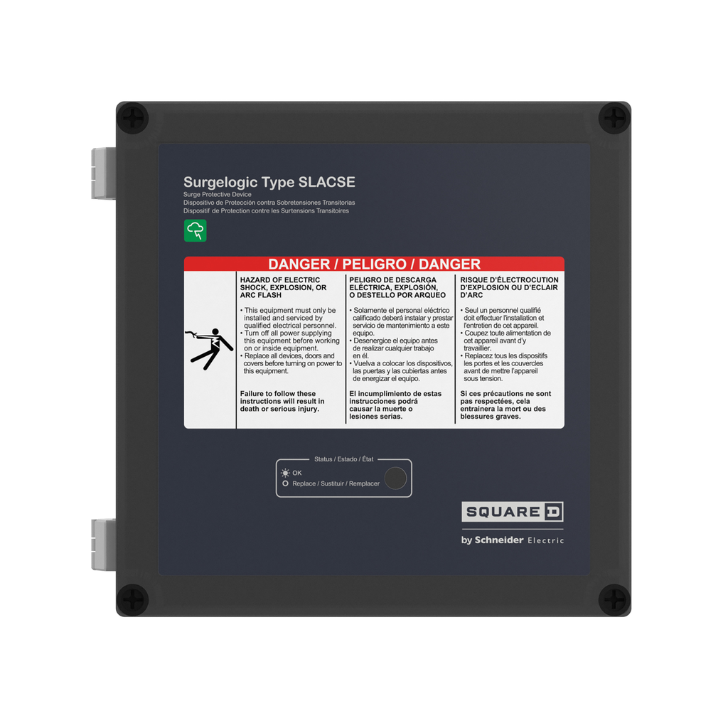 Surge protection device, Surgelogic, SLACSE, 15A, 120V, 39kA, surface mount, hybrid