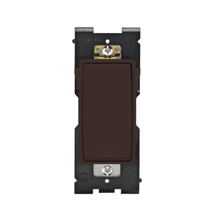 RENU 15 Amp 4-Way Switch, Walnut Bark Leviton Renu Switch RE154-WB for 4-Way Applications, 15A-120/277VAC, in Walnut Bark