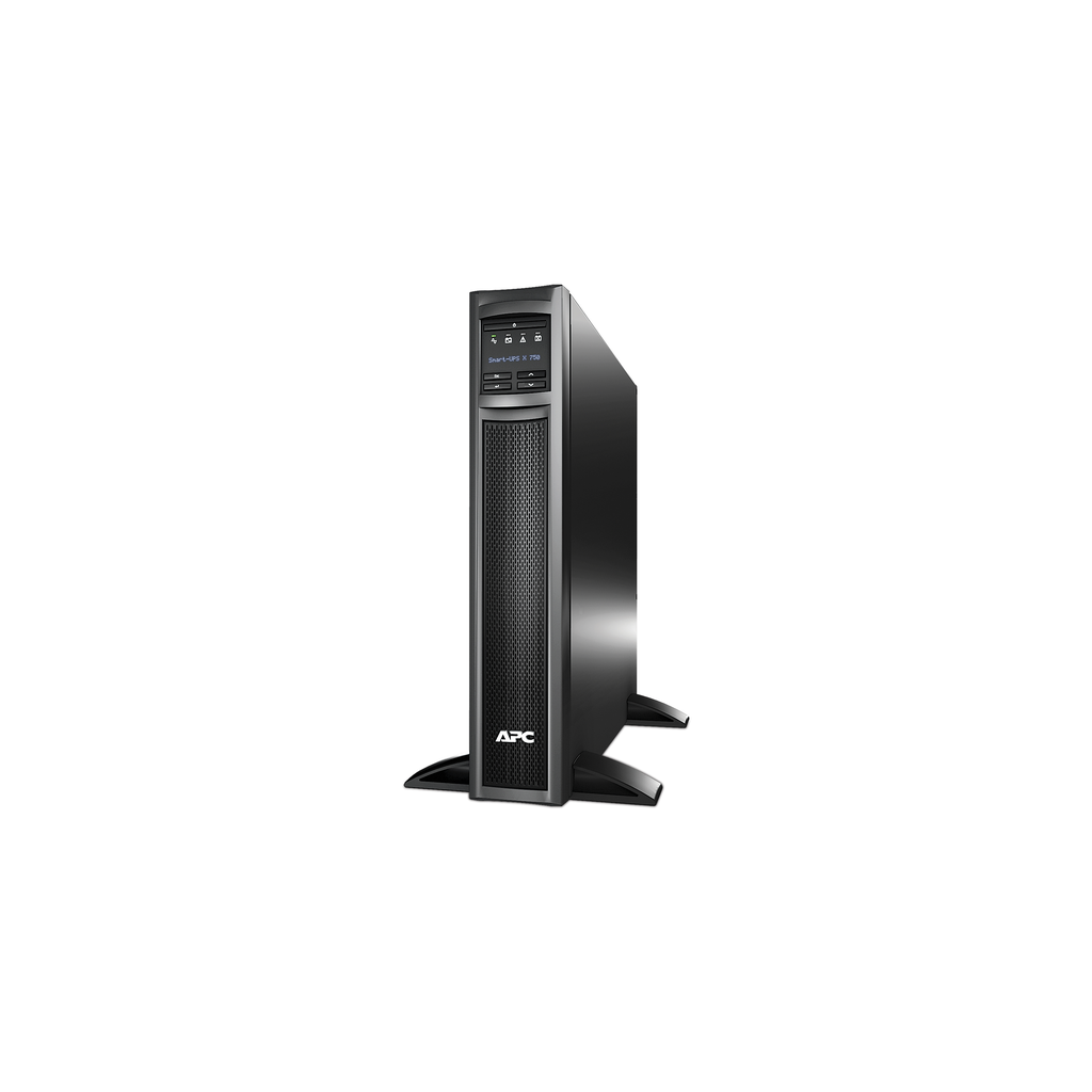 APC Smart-UPS X, Line Interactive, 750VA, Rack/tower convertible 2U, 120V, 8x 5-15R NEMA, SmartConnect port+NMC, Extended runtime