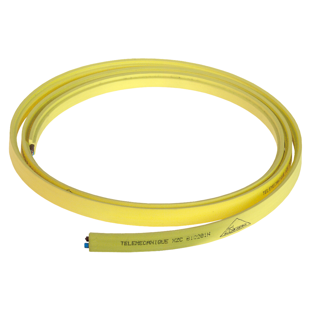 AS-Interface - flat connecting cable - rubber - yellow - 20 m