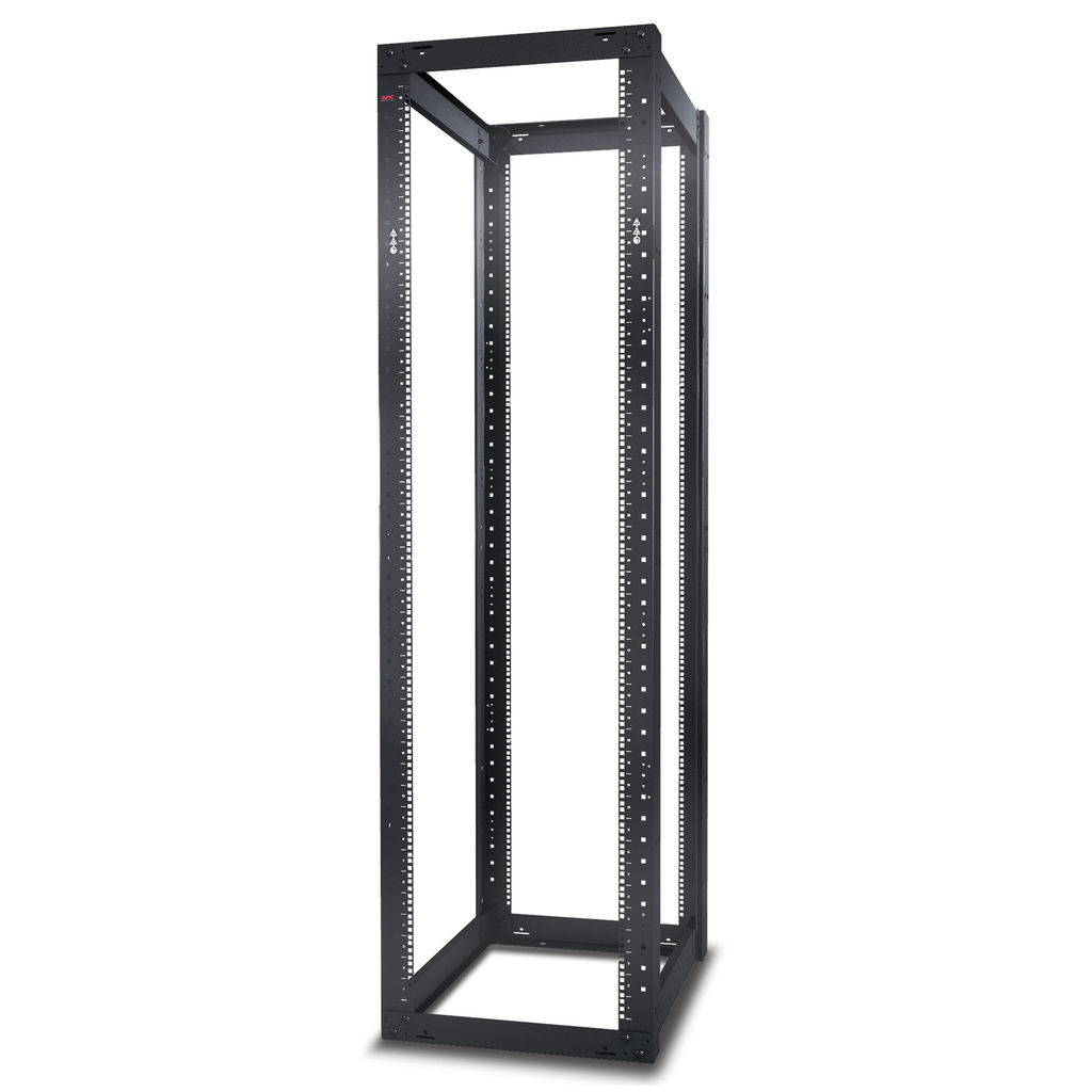 NetShelter 4 Post Open Frame Rack 44U Square Holes