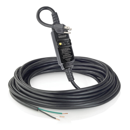 15 Amp GFCI Cord Set, 37 Foot, Automatic Reset