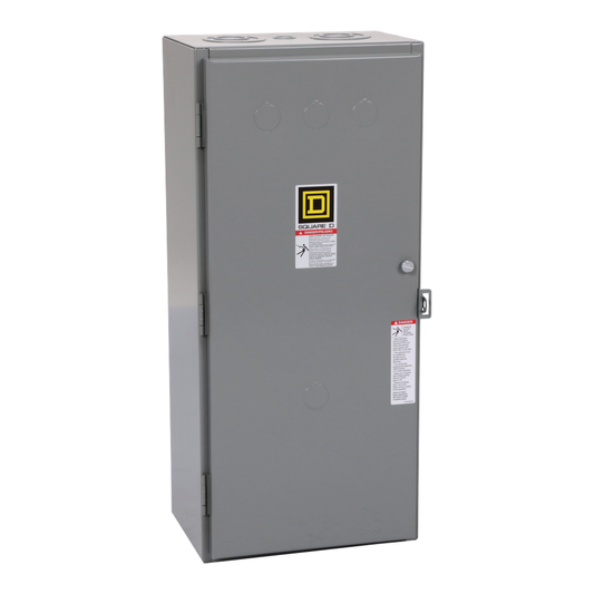 Contactor, Type S, multipole lighting, electrically held, 100A, 2 pole, 110/120VAC 50/60Hz coil, NEMA 1