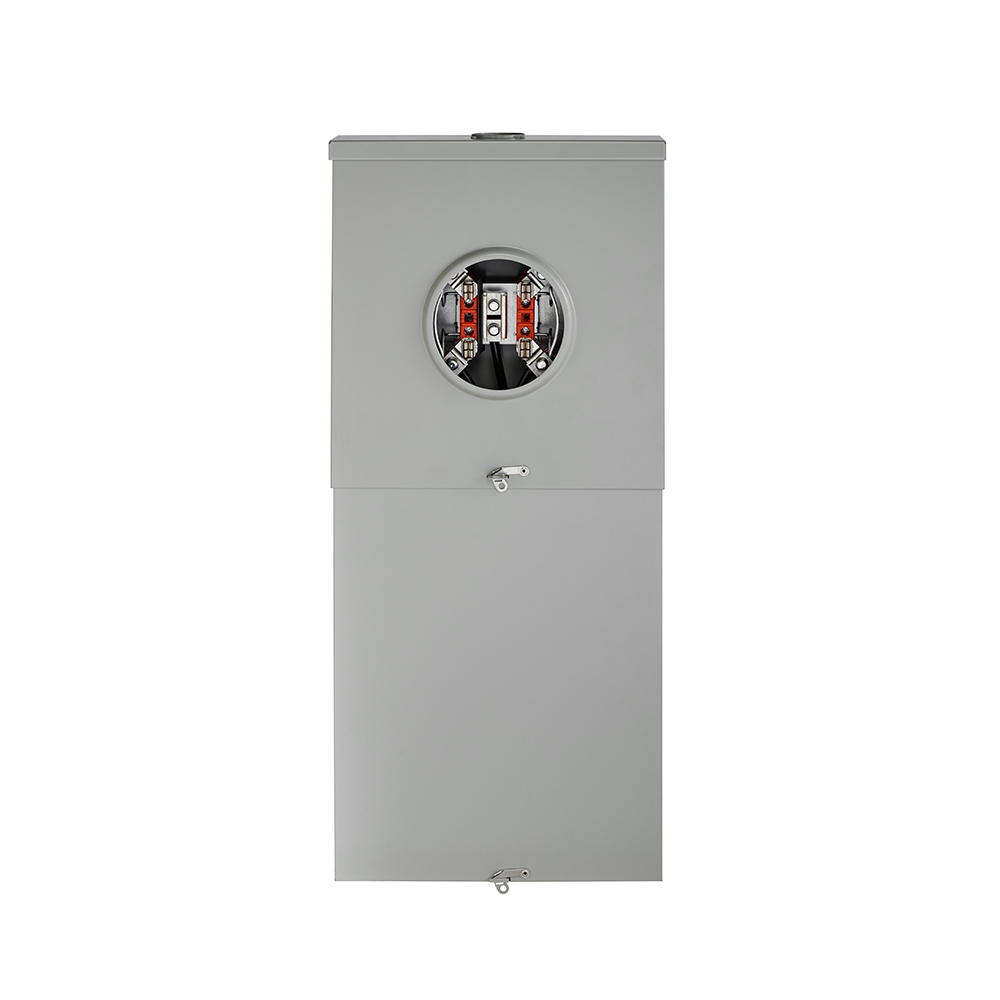 200A Outdoor Meter Main Combo, 8 Spaces, Ringless with Lever Bypass ...