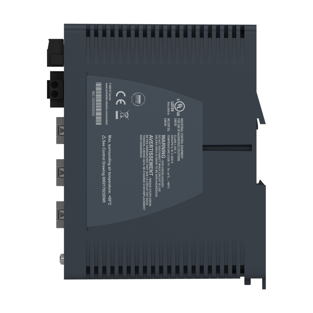 Modicon Managed Switch - 8 ports for copper + 4 Gigabit SFP