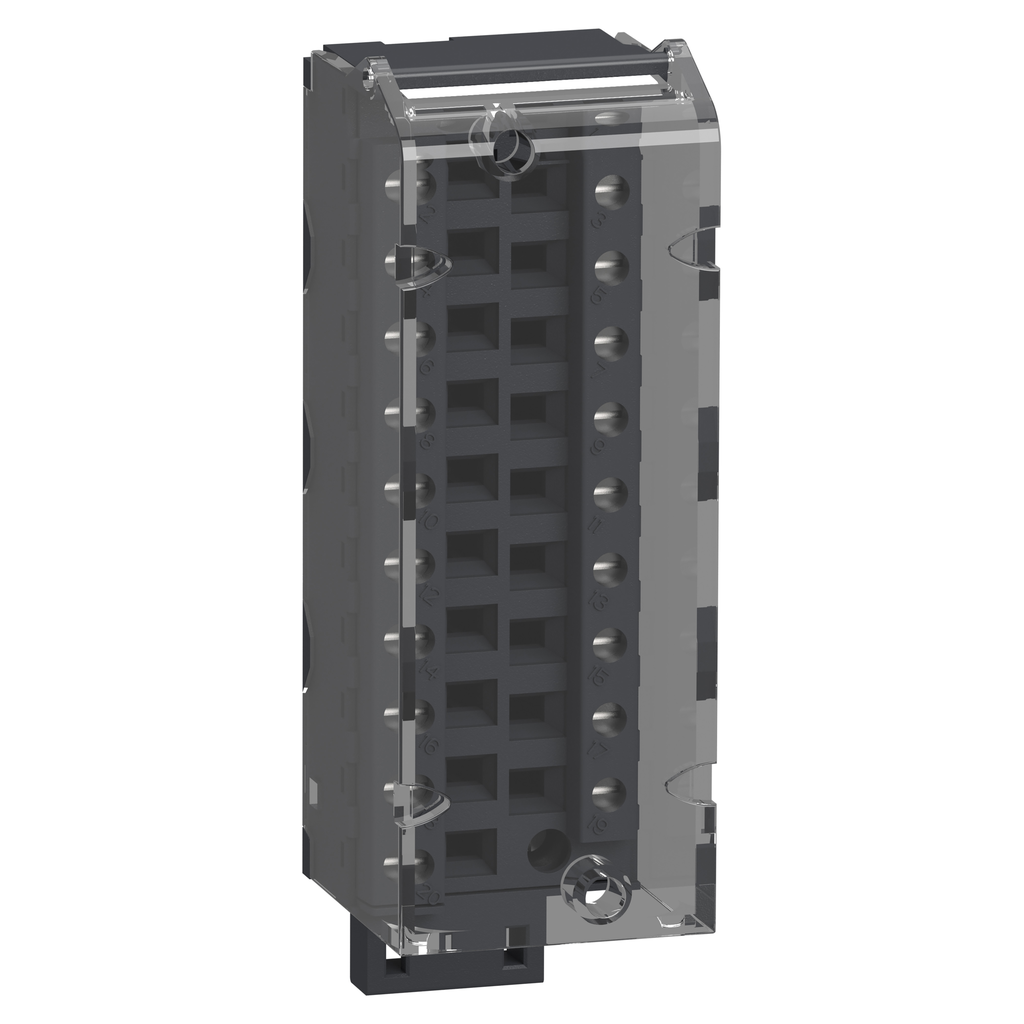 terminal block, Modicon X80, 20-pin removable caged, 1 x 0.34..1mm2