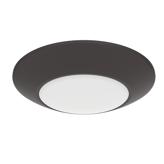 Surface & Flush Mounts, 750 lumens, DSK34, 4 Inch round, 12W, 90CRI 3000K, 120V, bronze, smooth