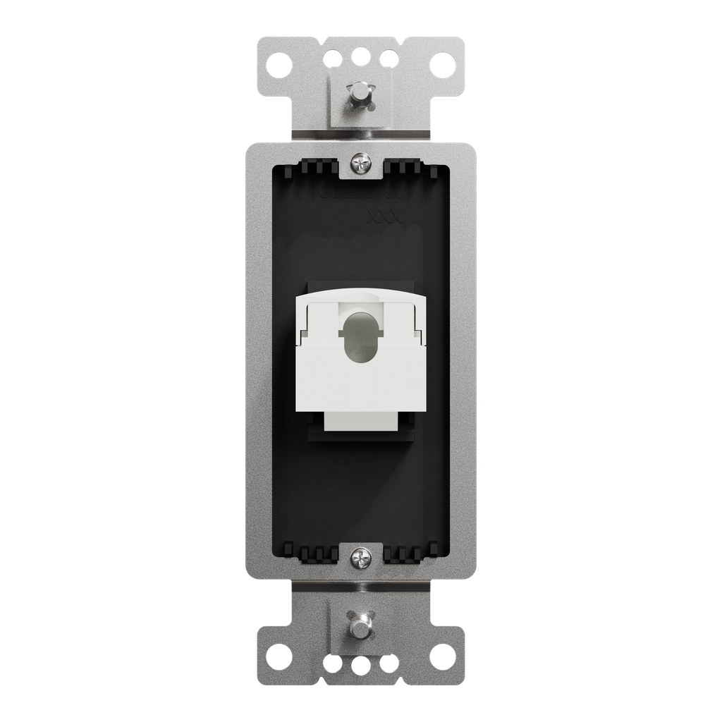 Data socket, X Series, RJ45, Cat 6, UTP, black, matte finish – Solis ...