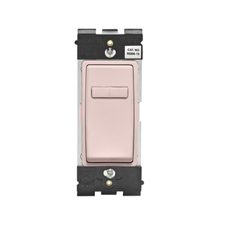 Renu Dimmer Switch Companion for Multi-Location Dimming Leviton Renu Coordinating Dimmer Remote RE00R-FP for 3-Way or More Applications, 120VAC, in Fresh Pink Lemonade