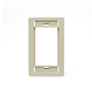 Single-Gang MOS Wallplate, Ivory