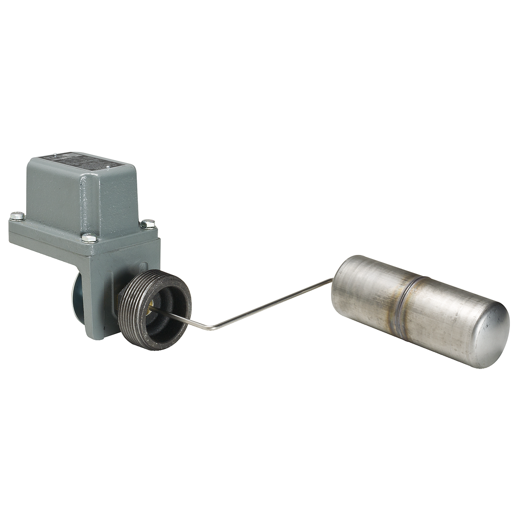 Float switch, Square D Pumptrol, closed tank, NEMA 4, screw in bushing, 2 NC DPST DB contacts