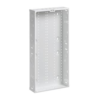 28" Structured Media Enclosure for MDU Applications, Configuration B, Enclosure only, White