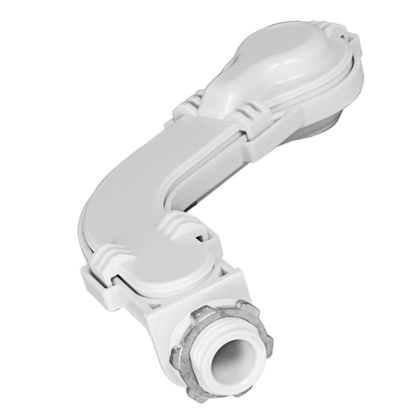 Watertight Offset Adapter Accessory for Fixture Mount Occupancy Sensors, White