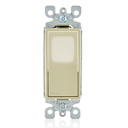 Decora LED Illuminated Rocker Single-Pole Switch