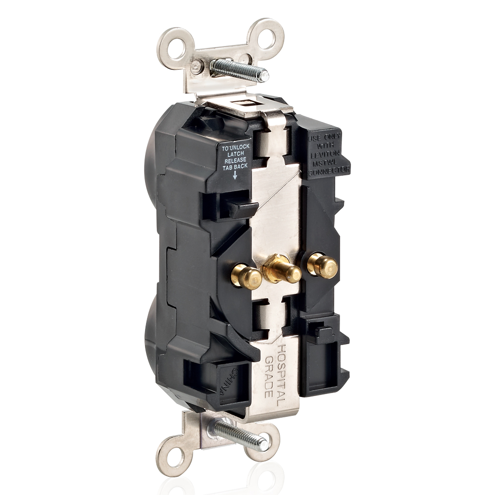 Lev-Lok Duplex Receptacle – Solis Electric Supply