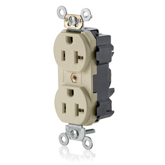 Lev-Lok Duplex Receptacle