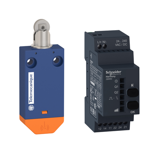 Wireless pack, Limit switches XC Standard, limit switch XCMW, of XCMW102 + receiver 2 relays