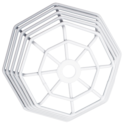 Protective Cage for Ceiling Mount Occupancy Sensors, White