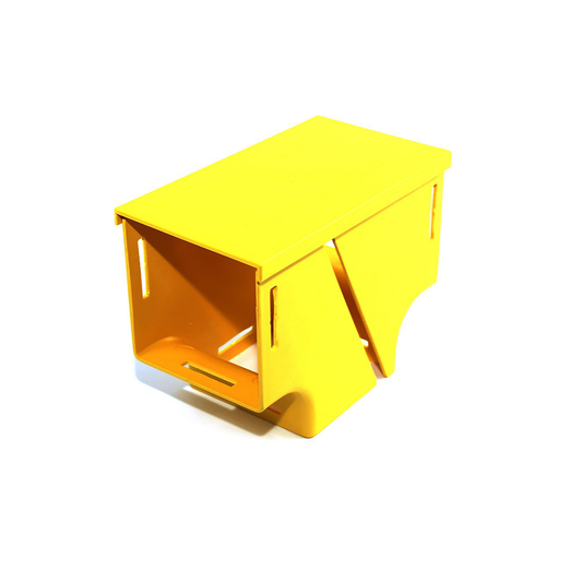 4x4 Vertical Tee Retrofit without Cover, Yellow