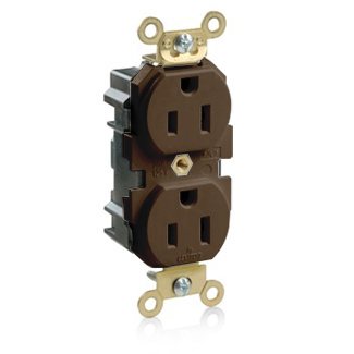 Lev-Lok Duplex Receptacle