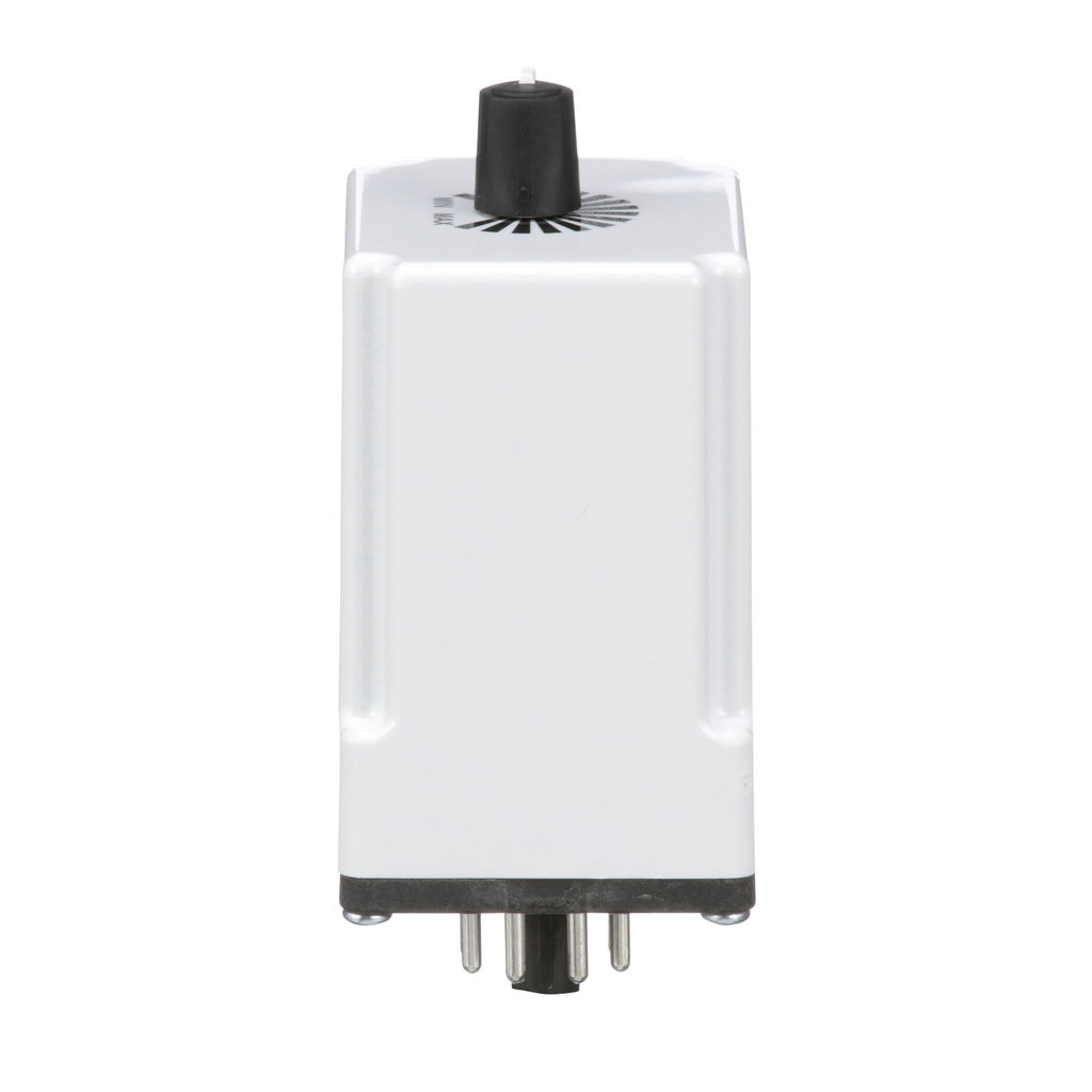 Timing Relay, Type JCK, plug In, on delay, adjustable time, 0.3 to 30 seconds, 10A, 240 VAC, 120 VAC/110 VDC